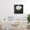 Stupell Industries Pretty Delicate Bloom on Black Framed Giclee, design by Patricia Pinto